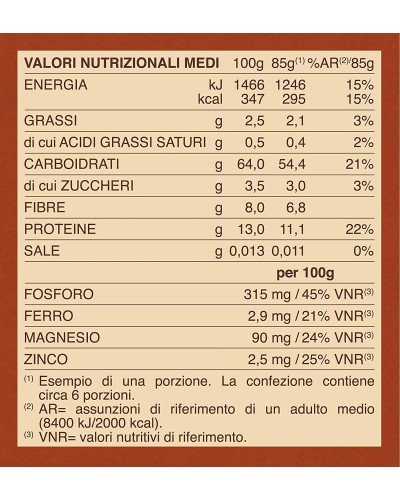 Barilla Vollkornnudeln, Tortiglioni, Vollkornweizengrieß, 500 g.