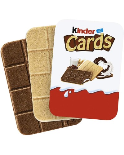 Kinder Cards T2x30 Waffelkekse mit Sahne-, Milch- und Kakaofüllung